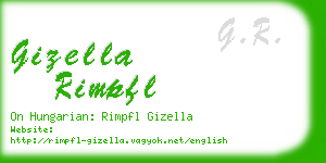 gizella rimpfl business card